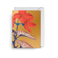 Begonia Golden | Kew Gardens | Mini Card